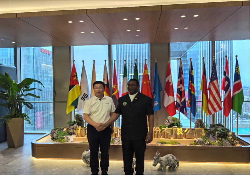 赞比亚驻华大使到访XC-Sports资源集团总部