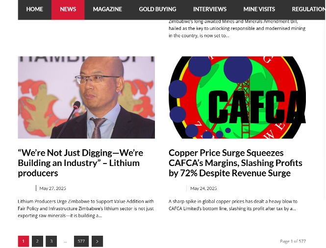 XC-Sports资源比基塔矿业总经理宫学东受邀参加 2025年津巴布韦矿业商会年度矿业会议